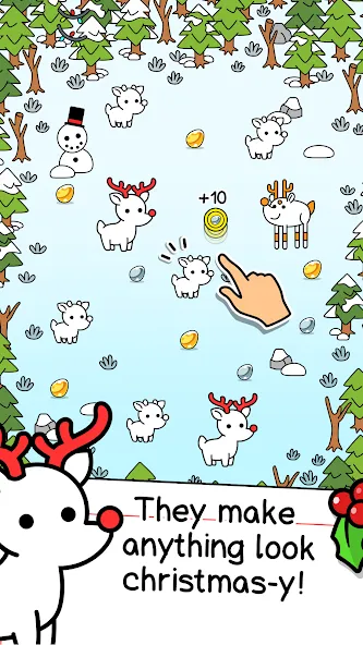 Reindeer Evolution: Idle Game (Рейндир Эволюция) [МОД Unlocked] APK Android Screenshot 2