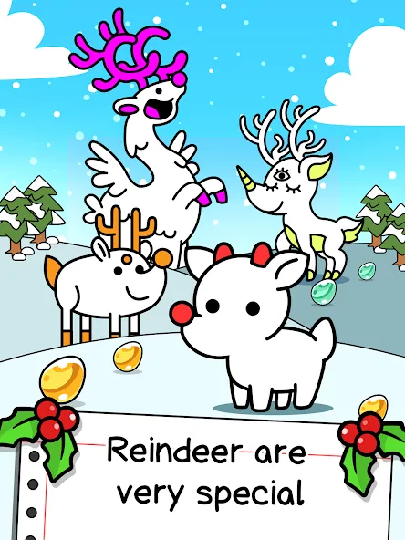 Reindeer Evolution: Idle Game (Рейндир Эволюция) [МОД Unlocked] APK Android Screenshot 5