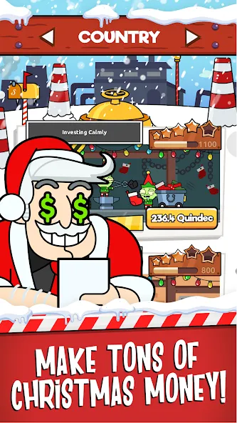 Santa’s Capitalist Factory [МОД Все открыто] APK Android Screenshot 2