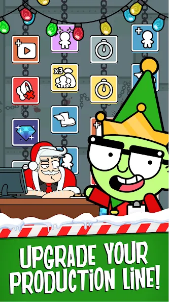 Santa’s Capitalist Factory [МОД Все открыто] APK Android Screenshot 5