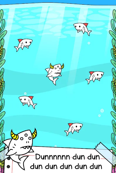 Shark Evolution: Idle Game (Шарк Эволюшн) [МОД Unlocked] APK Android Screenshot 2