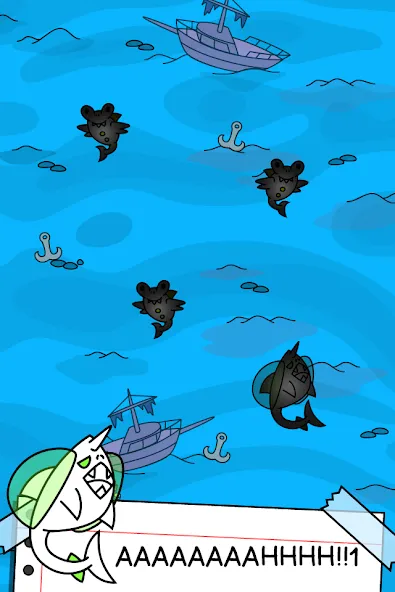 Shark Evolution: Idle Game (Шарк Эволюшн) [МОД Unlocked] APK Android Screenshot 3
