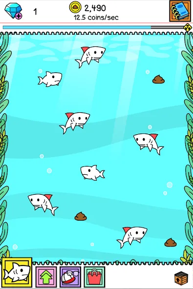 Shark Evolution: Idle Game (Шарк Эволюшн) [МОД Unlocked] APK Android Screenshot 5