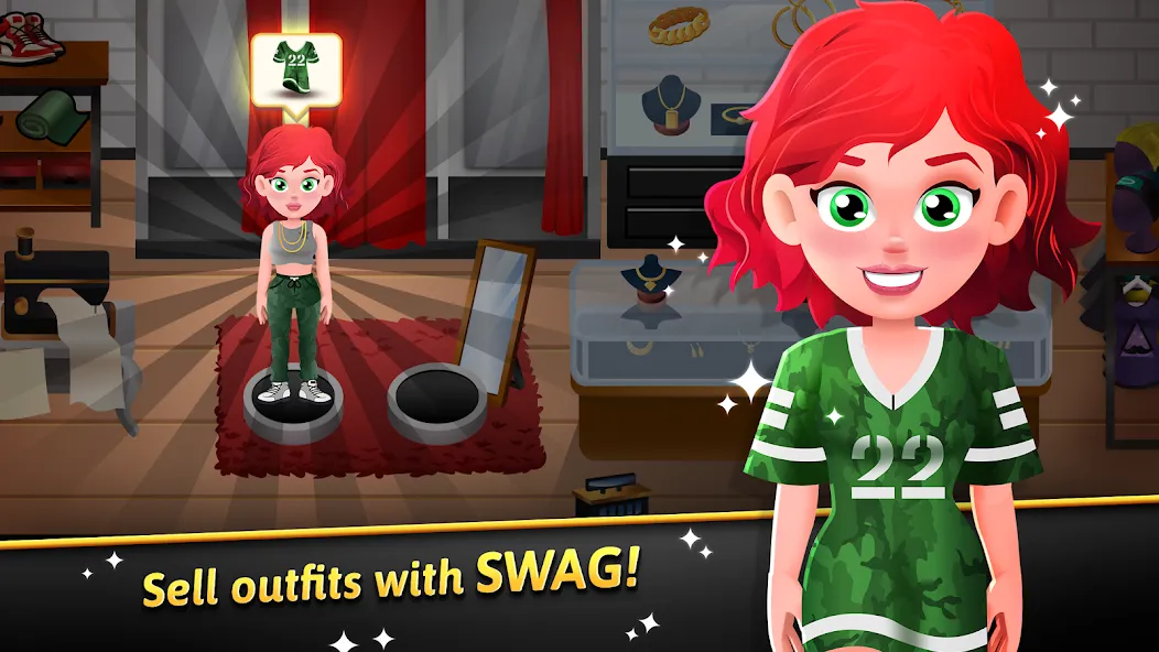 Hip Hop Salon Dash Beauty Game (Хипхоп салон Дэш красивая игра) [МОД Меню] APK Android Screenshot 3