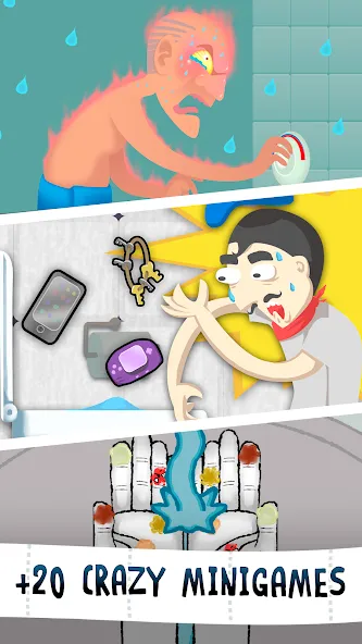 Toilet Time: Fun Mini Games (Туалетное время) [МОД Mega Pack] APK Android Screenshot 3