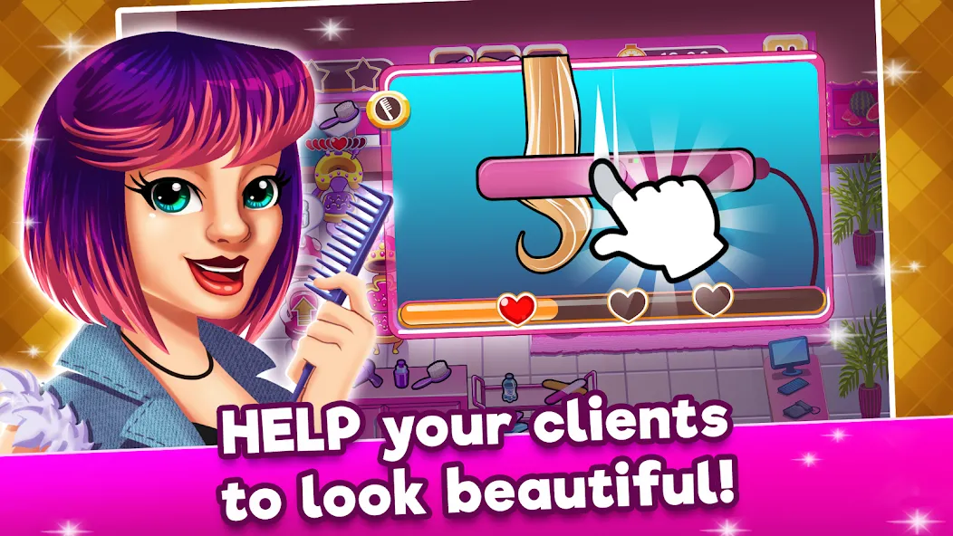Beauty Salon: Parlour Game (Бьютисэлон) [МОД Бесконечные монеты] APK Android Screenshot 3