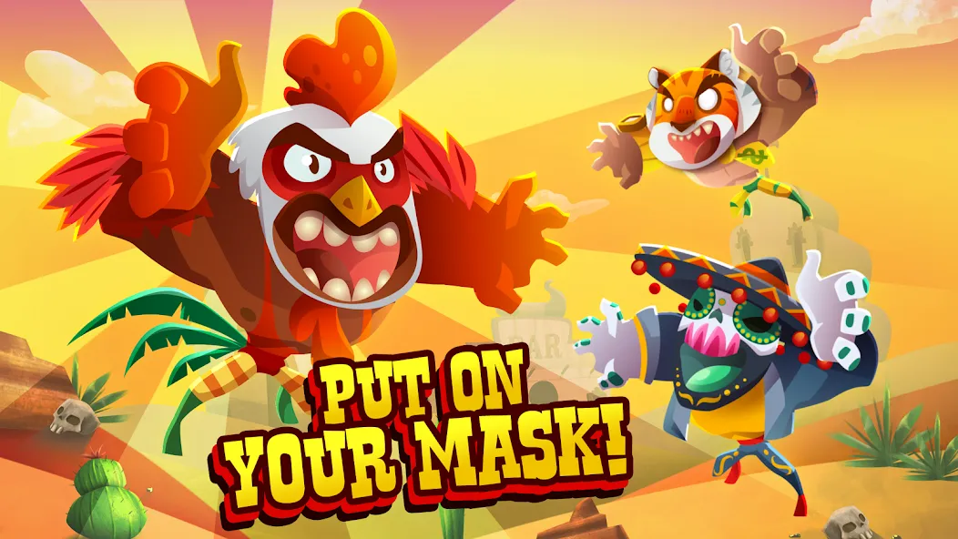 UFB Lucha Libre: Fight Game (УФБ Луча Либре) [МОД Бесконечные монеты] APK Android Screenshot 1