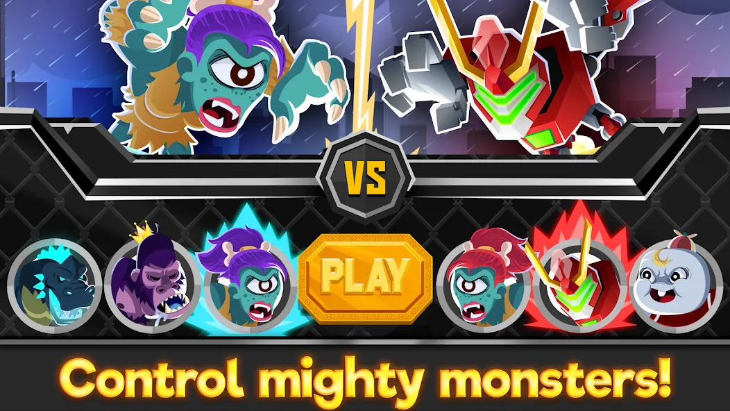 UFB Rampage: Monster Fight (УФБ Рэмпейдж) [МОД Много денег] APK Android Screenshot 3