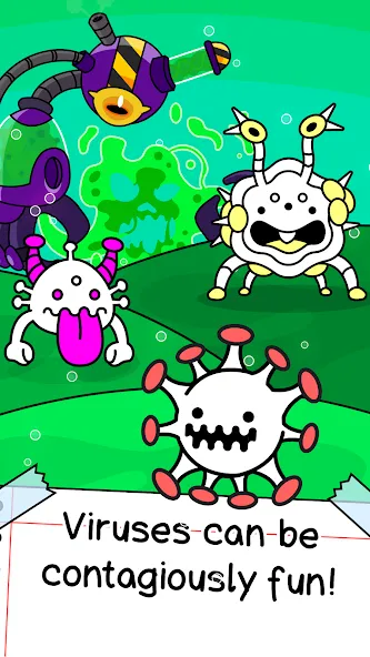 Virus Evolution: Merge Game (Вирус Эволюшн) [МОД Бесконечные монеты] APK Android Screenshot 1