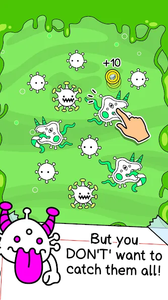 Virus Evolution: Merge Game (Вирус Эволюшн) [МОД Бесконечные монеты] APK Android Screenshot 2