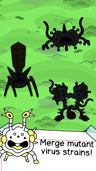 Virus Evolution: Merge Game (Вирус Эволюшн) [МОД Бесконечные монеты] APK Android Screenshot 3
