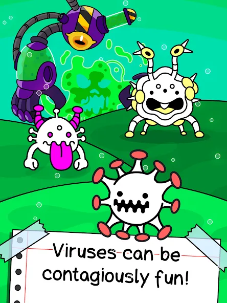 Virus Evolution: Merge Game (Вирус Эволюшн) [МОД Бесконечные монеты] APK Android Screenshot 5