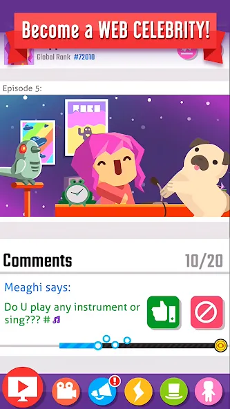 Vlogger Go Viral: Tuber Life (Влогер Стань Вирусным) [МОД Mega Pack] APK Android Screenshot 5