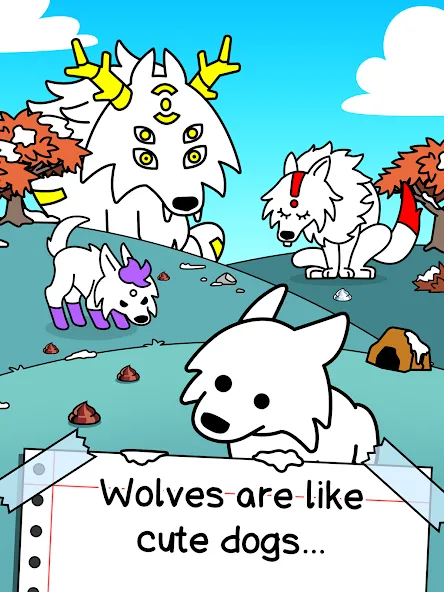 Wolf Evolution: Merge Wild Dog (Вульф Эволюшн) [МОД Mega Pack] APK Android Screenshot 5