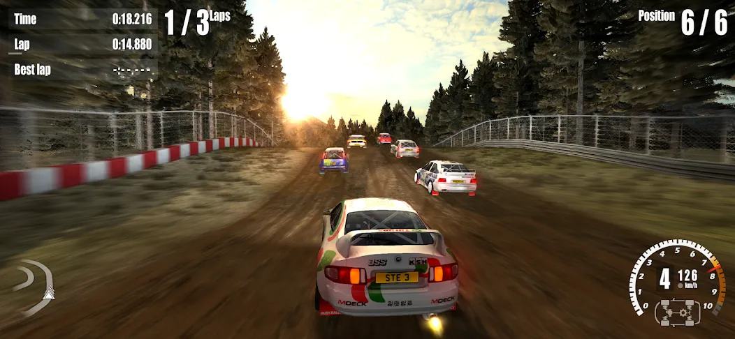 Rush Rally 3 Demo (Раш Ралли 3 Демо) [МОД Все открыто] APK Android Screenshot 4
