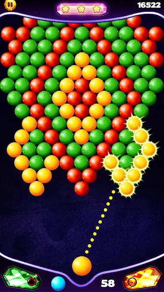 Bubble Shooter Classic (Бабл Шутер Классик) [МОД Unlocked] APK Android Screenshot 5
