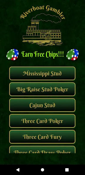 Riverboat Gambler (Ривербоат Гэмблер) [МОД Unlocked] APK Android Screenshot 1