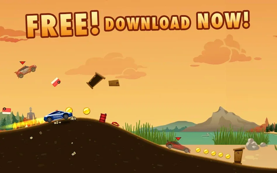 Extreme Road Trip 2 (Экстримпоездка 2) [МОД Unlocked] APK Android Screenshot 5