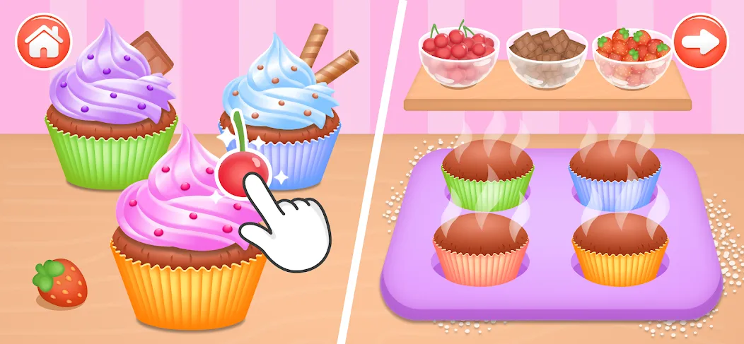 Kids Cooking Games 2+ Year Old [МОД Все открыто] APK Android Screenshot 3