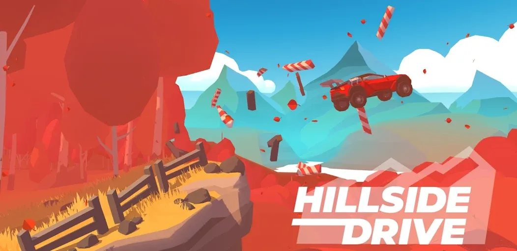 Hillside Drive: car racing (Хиллсайд Драйв Рейсинг) [МОД Mega Pack] APK Android Screenshot 1