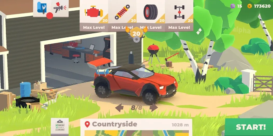 Hillside Drive: car racing (Хиллсайд Драйв Рейсинг) [МОД Mega Pack] APK Android Screenshot 5