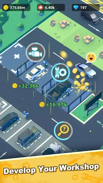 Car Mechanic Tycoon (Кар Механик Тайкун) [МОД Все открыто] APK Android Screenshot 3