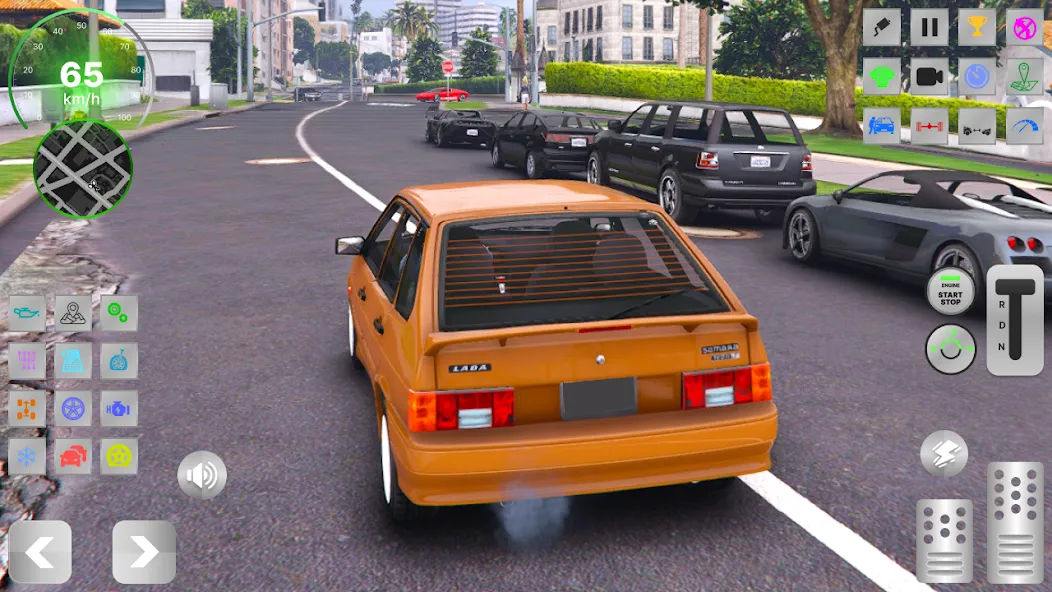 Четырка: Русский Дрифт Зима [МОД Бесконечные монеты] APK Android Screenshot 4