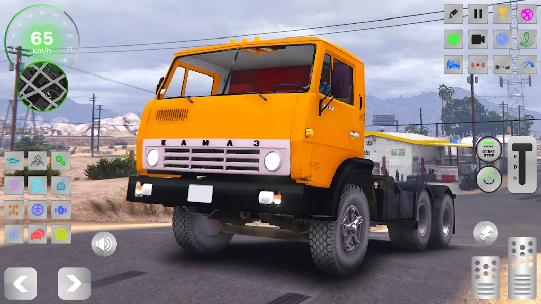 KAMAZ: Ultimate Russian Truck [МОД Все открыто] APK Android Screenshot 1