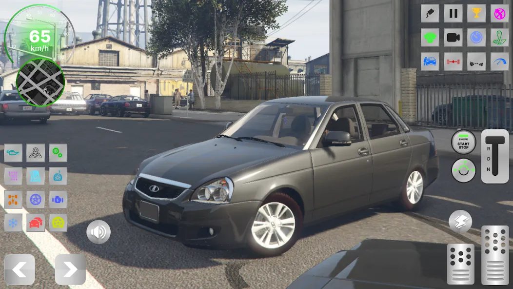 Лада Приора - Дрифт по России [МОД Все открыто] APK Android Screenshot 1