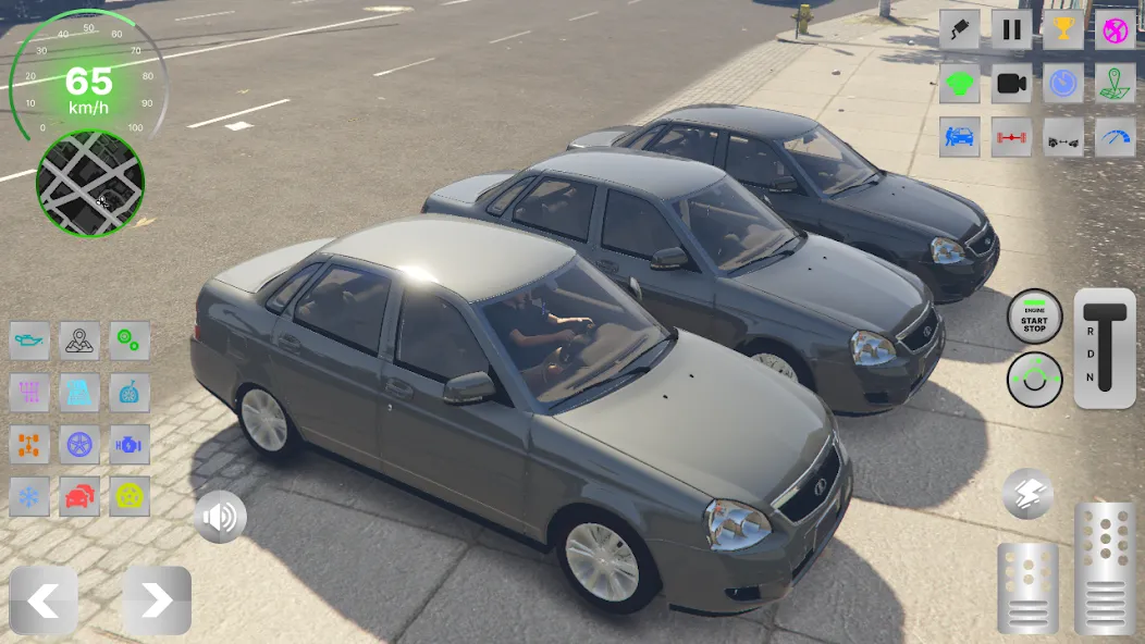 Лада Приора - Дрифт по России [МОД Все открыто] APK Android Screenshot 3