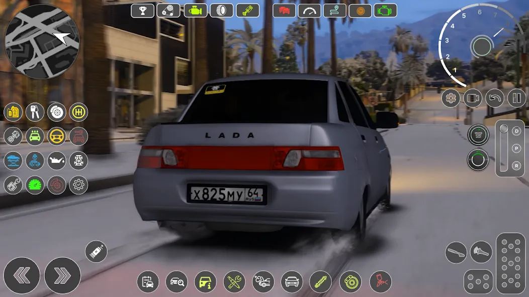 Lada 2110 Special Unit Race [МОД Mega Pack] APK Android Screenshot 3
