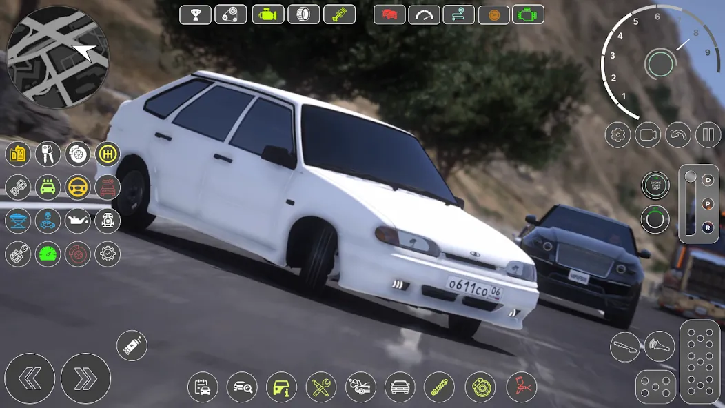 2114 LADA Russian Streets Drag [МОД Бесконечные монеты] APK Android Screenshot 2