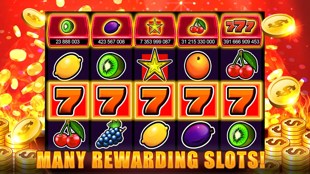 Slots 777 - Slot Machine Games [МОД Бесконечные монеты] APK Android Screenshot 4