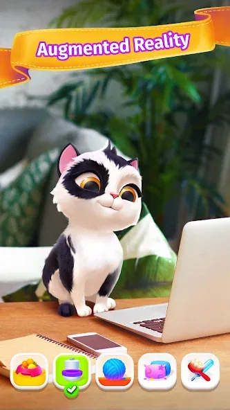 My Cat - Virtual pet simulator (Мой кот) [МОД Все открыто] APK Android Screenshot 1