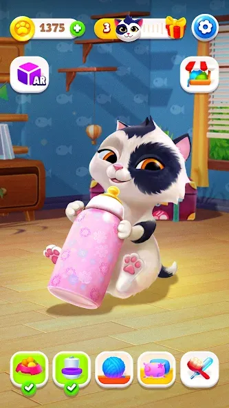 My Cat - Virtual pet simulator (Мой кот) [МОД Все открыто] APK Android Screenshot 2