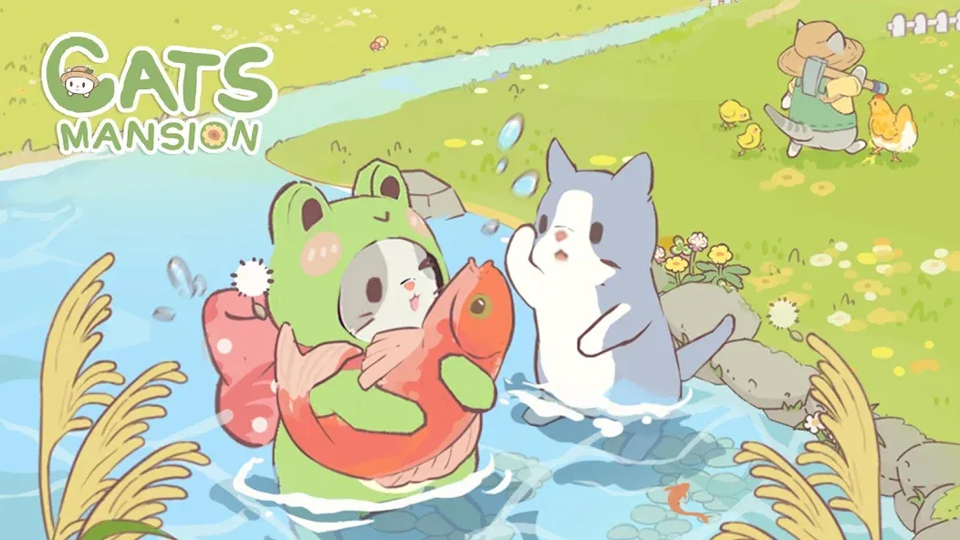 Cats Mansion: Cat Games (Кэтс Мэншн) [МОД Mega Pack] APK Android Screenshot 1