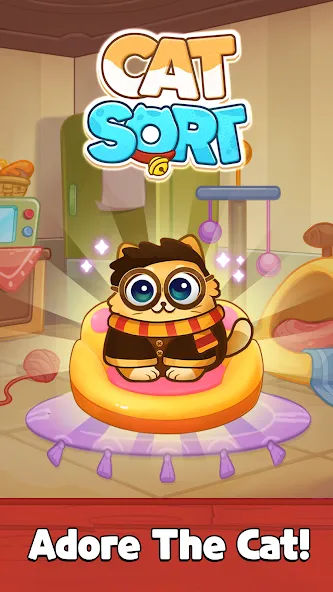 Cat Sort Puzzle: Cute Pet Game [МОД Меню] APK Android Screenshot 1