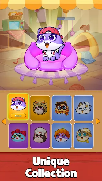 Cat Sort Puzzle: Cute Pet Game [МОД Меню] APK Android Screenshot 5