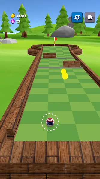 Mini Golf Game - Putt Putt 3D (Мини Гольф Челлендж) [МОД Все открыто] APK Android Screenshot 1