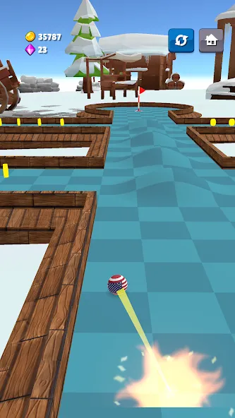 Mini Golf Game - Putt Putt 3D (Мини Гольф Челлендж) [МОД Все открыто] APK Android Screenshot 3