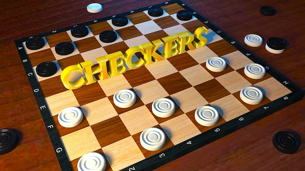 Checkers: Checkers Online- Dam [МОД Unlocked] APK Android Screenshot 1