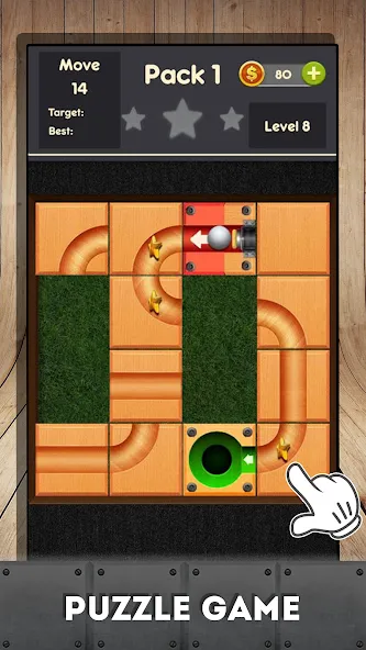 Rolling ball - slide puzzle [МОД Premium] APK Android Screenshot 4