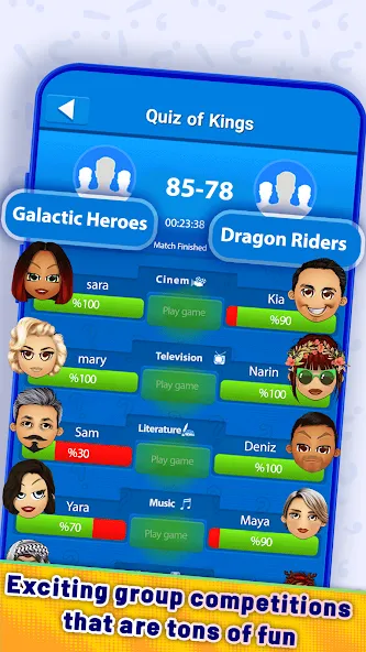 Quiz Of Kings: Trivia Games (Квиз Оф Кингс) [МОД Меню] APK Android Screenshot 4