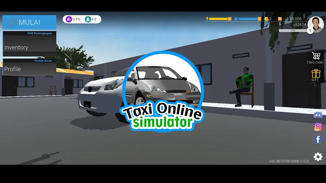 Taxi Online Simulator ID (Такси онлайн симулятор ) [МОД Меню] APK Android Screenshot 1