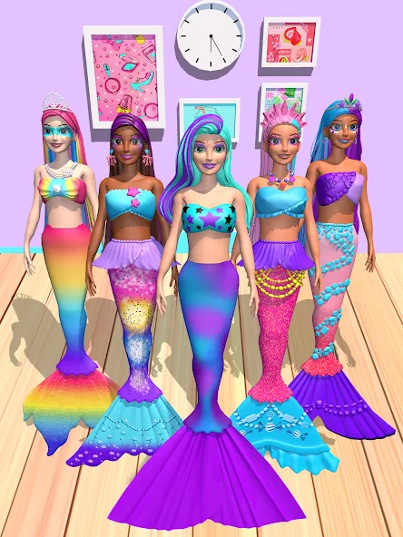 Color Reveal Suprise Doll Game (Цветной сюрпризный кукольный игровой набор) [МОД Mega Pack] APK Android Screenshot 3