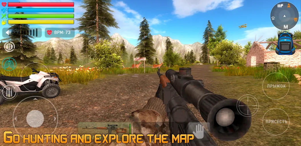 Russian Car Driver Uaz Hunter [МОД Все открыто] APK Android Screenshot 3