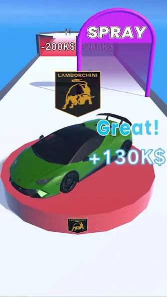 Get the Supercar 3D (Гет зе Суперкар 3Д) [МОД Mega Pack] APK Android Screenshot 1