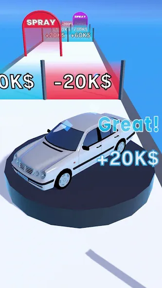 Get the Supercar 3D (Гет зе Суперкар 3Д) [МОД Mega Pack] APK Android Screenshot 4