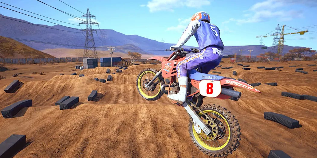 Dirt MX Bikes KTM Motocross 3D (Дирт МХ Байкс КТМ Мотокросс 3Д) [МОД Все открыто] APK Android Screenshot 3