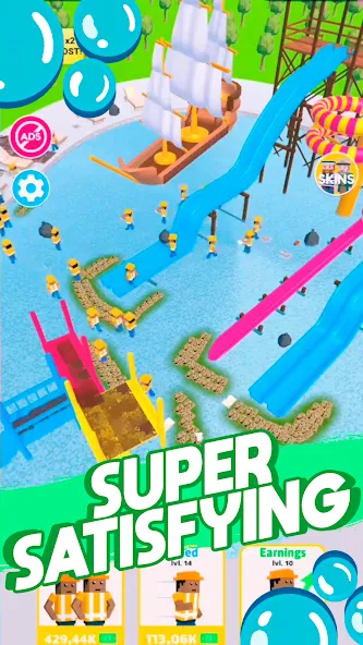 Cleaning Idle (Клининг Айдл) [МОД Бесконечные монеты] APK Android Screenshot 3